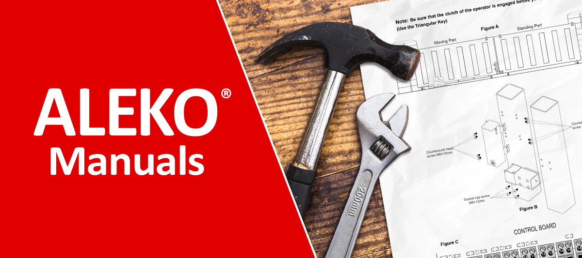 Aleko Gate Opener Manuals, Drywall Sander Manuals | AlekoProducts